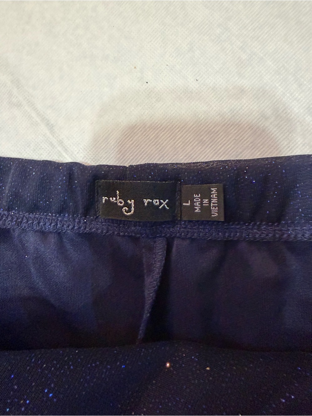 Ruby Rox Sparkle Navy Skirt